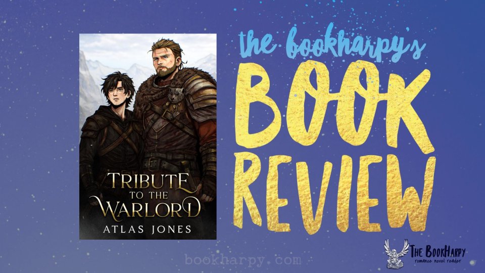 Book cover of Tribute to the Warlord by Atlas Jones, a fantasy romance novel